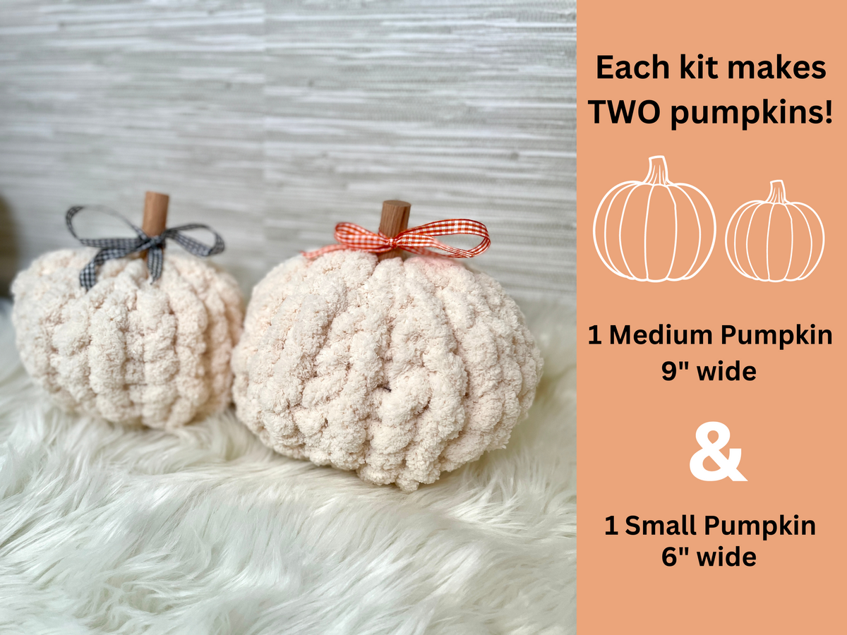 DIY Chunky Pumpkin (Set of 2) – Comfy Sunday